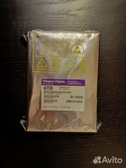 Жесткий диск Wd purple 8 tb