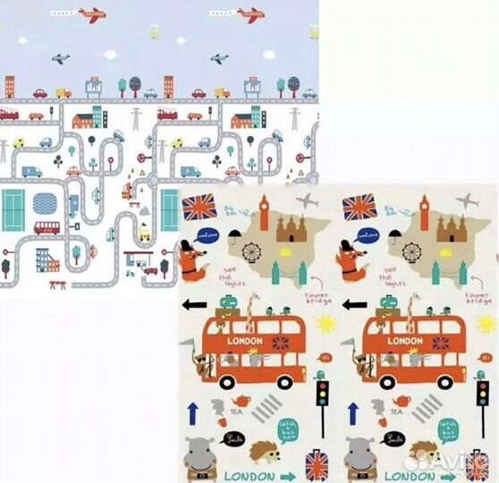 Складной детский коврик