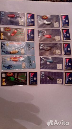 Японские форелевые блесна forest, rodio, wireo