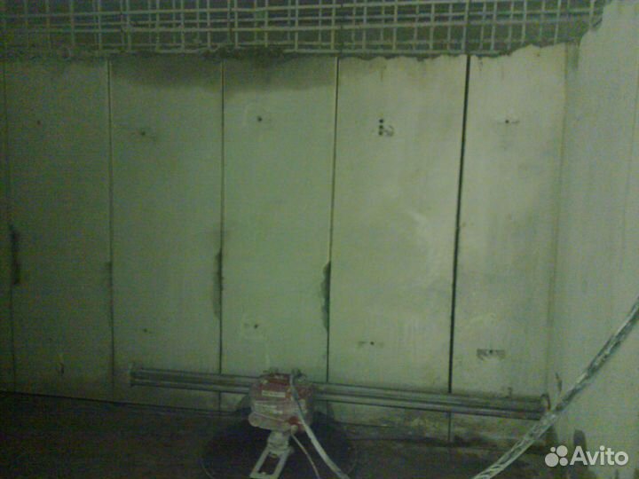 Канатная резка, сверление отверстий