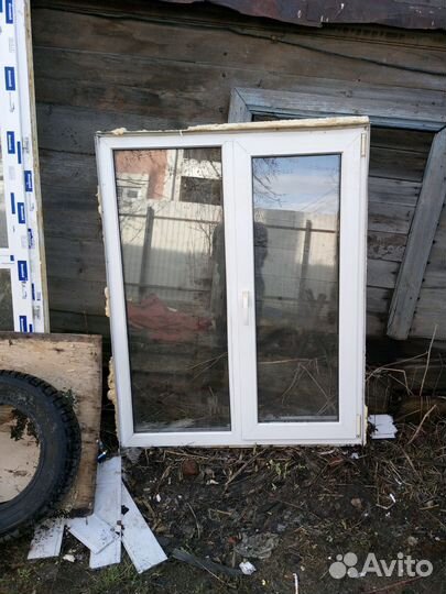 Окна и двери пластиковые б/у