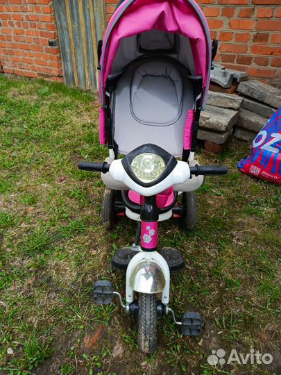 Детский велосипед с родительской ручкой