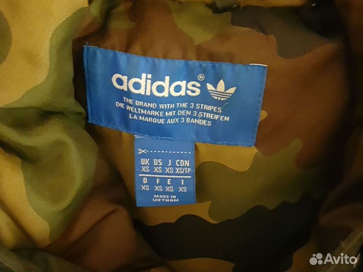 Парка, куртка - пуховик Adidas зимняя