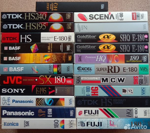Видеокассеты с записью
