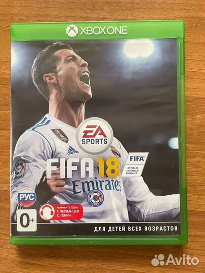 Диск для xbox One Fifa 18