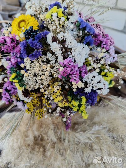 Букеты из сухоцветов