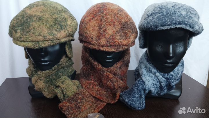 Женские комплекты кепка+шарф