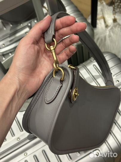 Сумка из натуральной кожи Coach оригинал