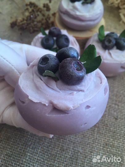 Натуральное мыло «Черника»