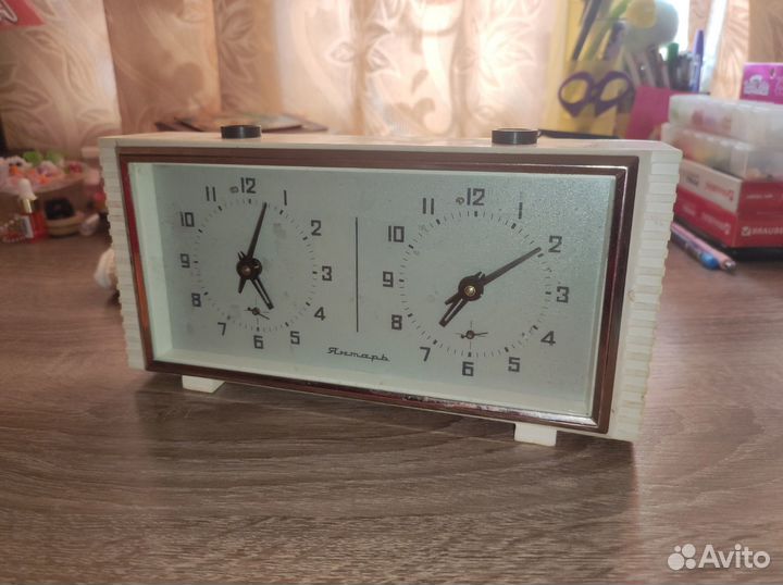 Шахматные часы СССР Янтарь