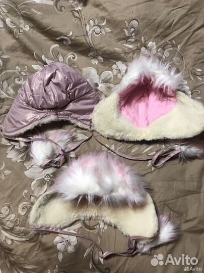 Шапки Pilguni розовый перламутр 92-98 см