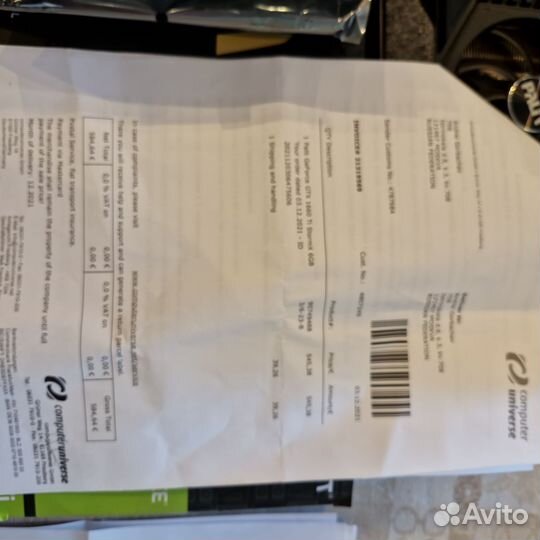 Видеокарта gtx geforce 1660ti 6gb