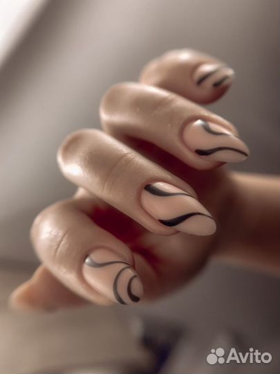 Ногти гель лак наращивание