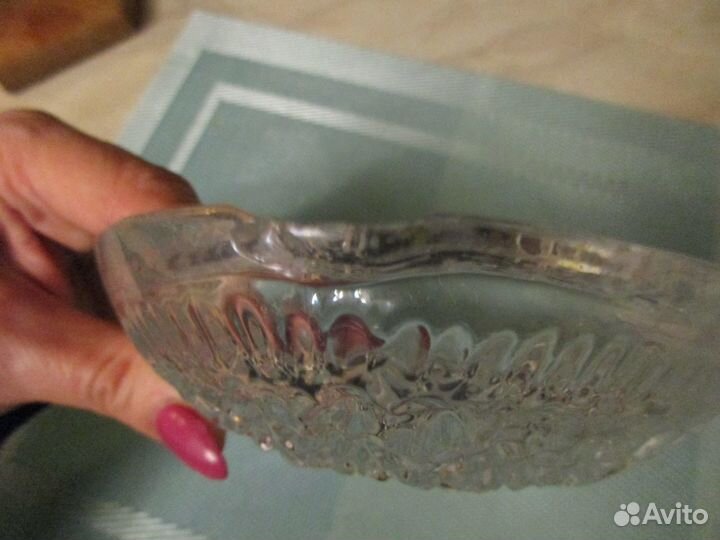 Пепельница СССР стекло