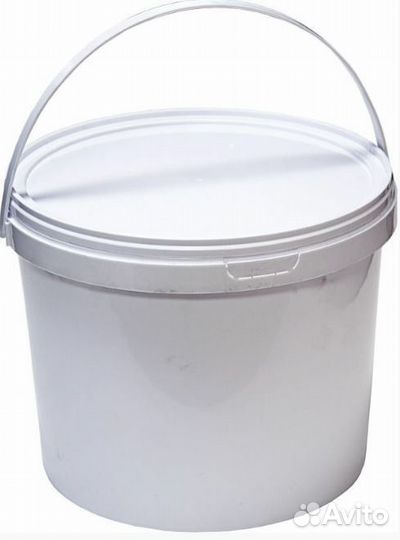 Ведро пластиковое с крышкой