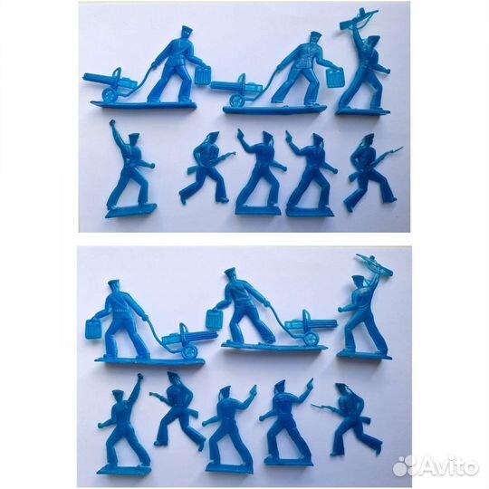 Солдатики СССР разные серии