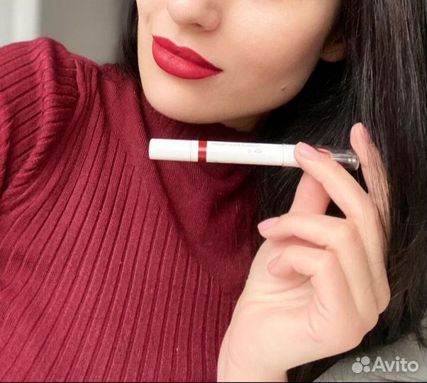 Матовые помады Tenx марсала красный набор