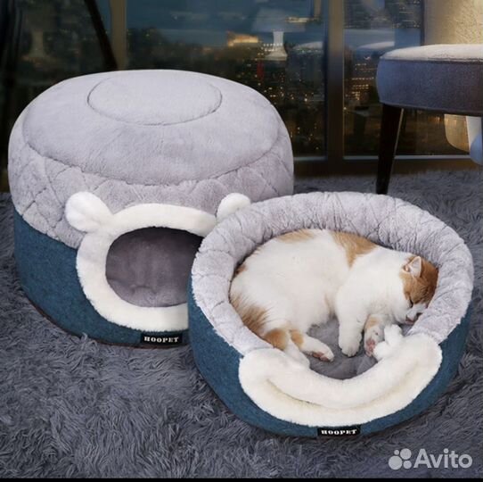 Лежанка для собак и кошек, домик