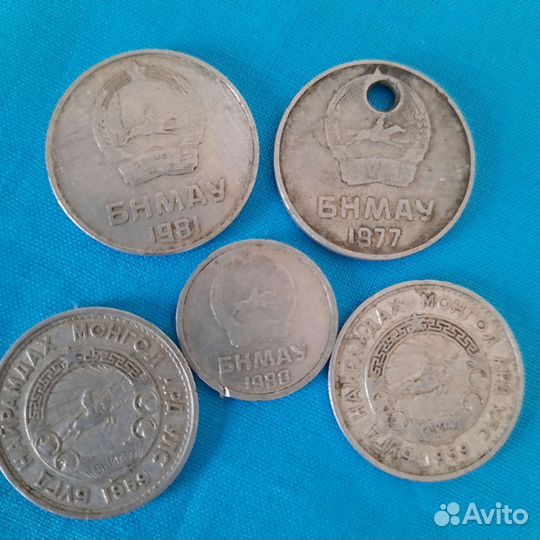 Монеты монголии