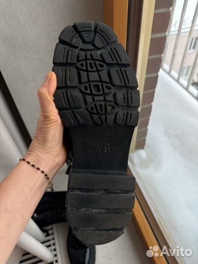 Ботинки -сапоги женские, zara 40р