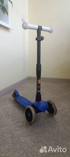 Самокат детский трехколесный складной
