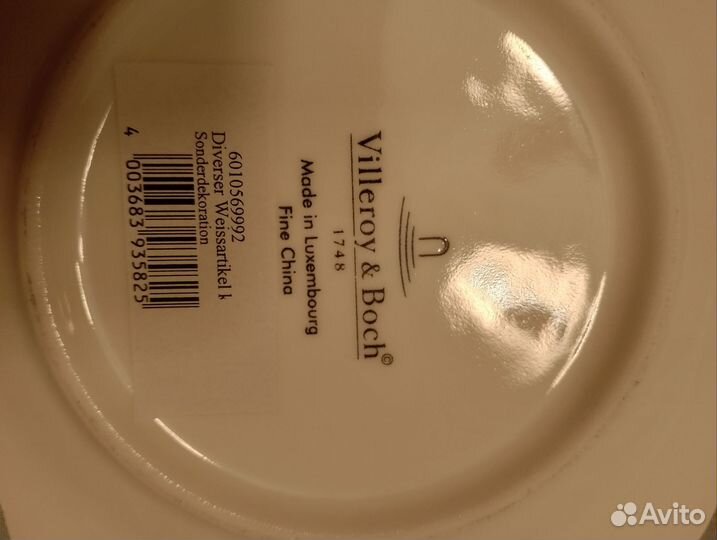 Villeroy boch тарелки