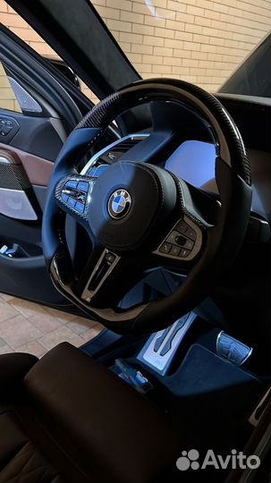Руль на выезде монтаж карбон на BMW