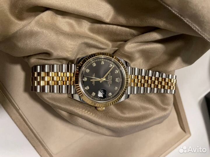 Rolex datejust 41mm, сталь Oystersteel, бриллианты