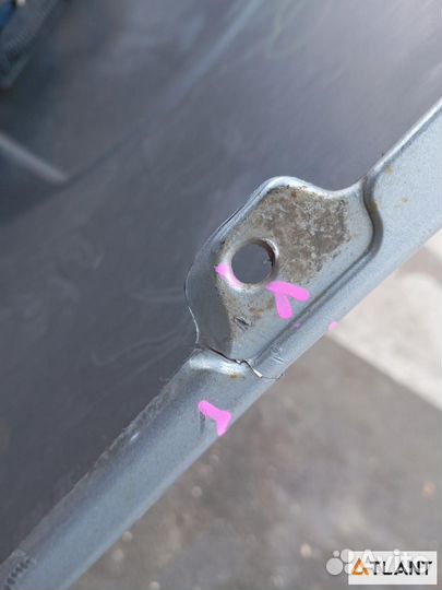 Бампер передний mitsubishi colt plus