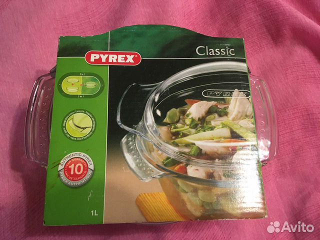 Стеклянная кастрюля