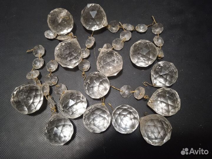 Хрустальные подвески для люстры,рукоделия