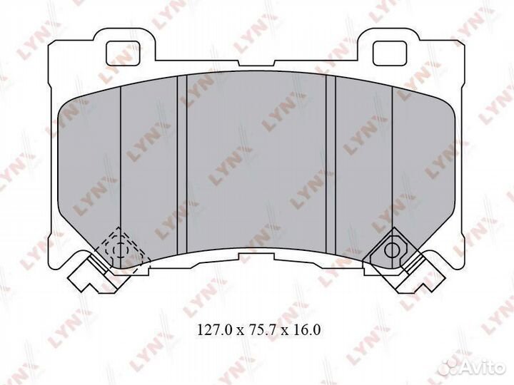 Колодки тормозные перед infiniti FX 08/nissan 370