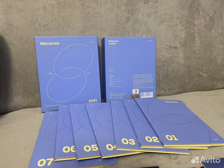 Диски с коробкой BTS Memories 2021 Blu-ray