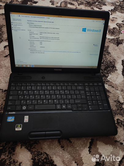 Ноутбук toshiba intel i3