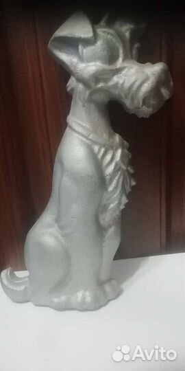 Панно собака. Металл