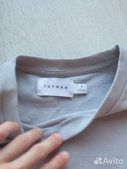 Футболка topman (ASOS) - S, оверсайз, отлично сиди