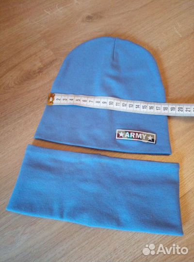 Комплект шапка и шарф снуд