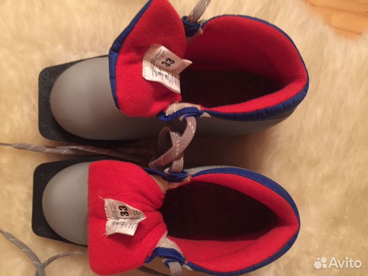 Детские лыжные ботинки р.33