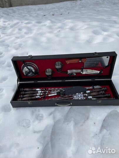 Набор шампуров - отличный подарок начальнику