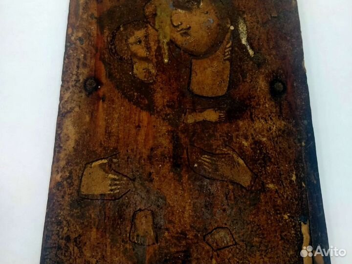 Старинная икона божьей матери