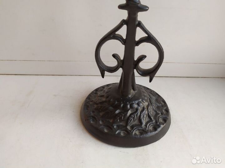 Подсвечник на две свечи Касли, чугун, литье