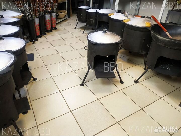 Казан 8 л печка