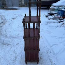 Старинная этажерка полка деревянная советская