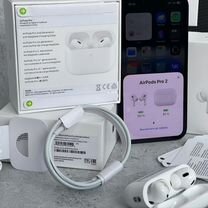 Airpods pro2 premium 3 чехла в подарок запакованый