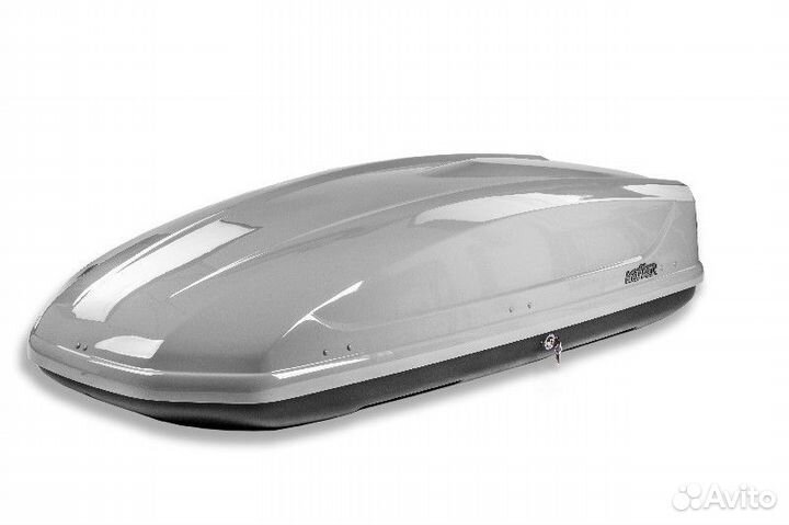 Автомобильный бокс Koffer А-440 серый глянец (430л