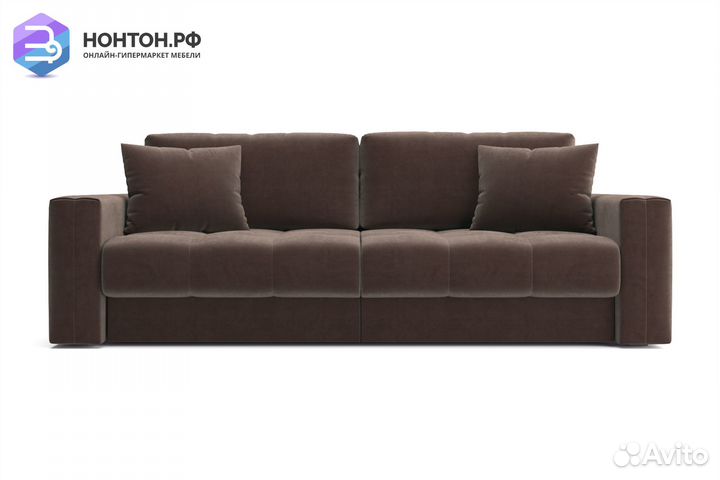 Диван тик-так Монарх коричневый