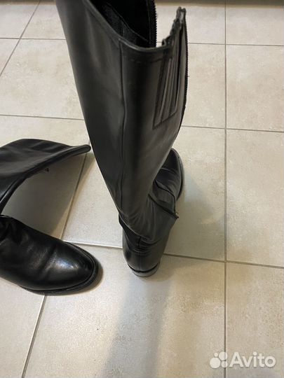Сапоги зимние женские кожаные 39 бу