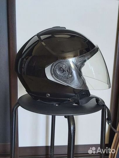 Шлем мотоциклетный черный