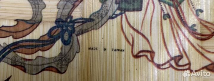 Декоративные тарелки из бамбука