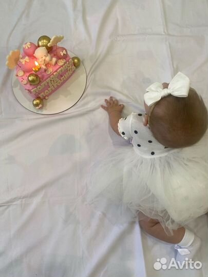 Платье для новорожденной девочки